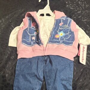 Pink and Blue Kids Matching Set